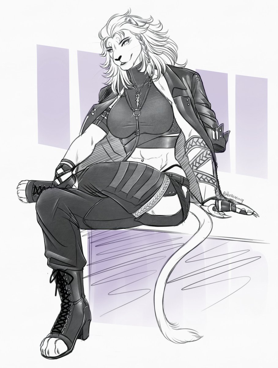 🎄
quick warmup doodle between work 
Friends hrothgar in Zoyas outfit from Path to Nowhere cuz i got curious😳