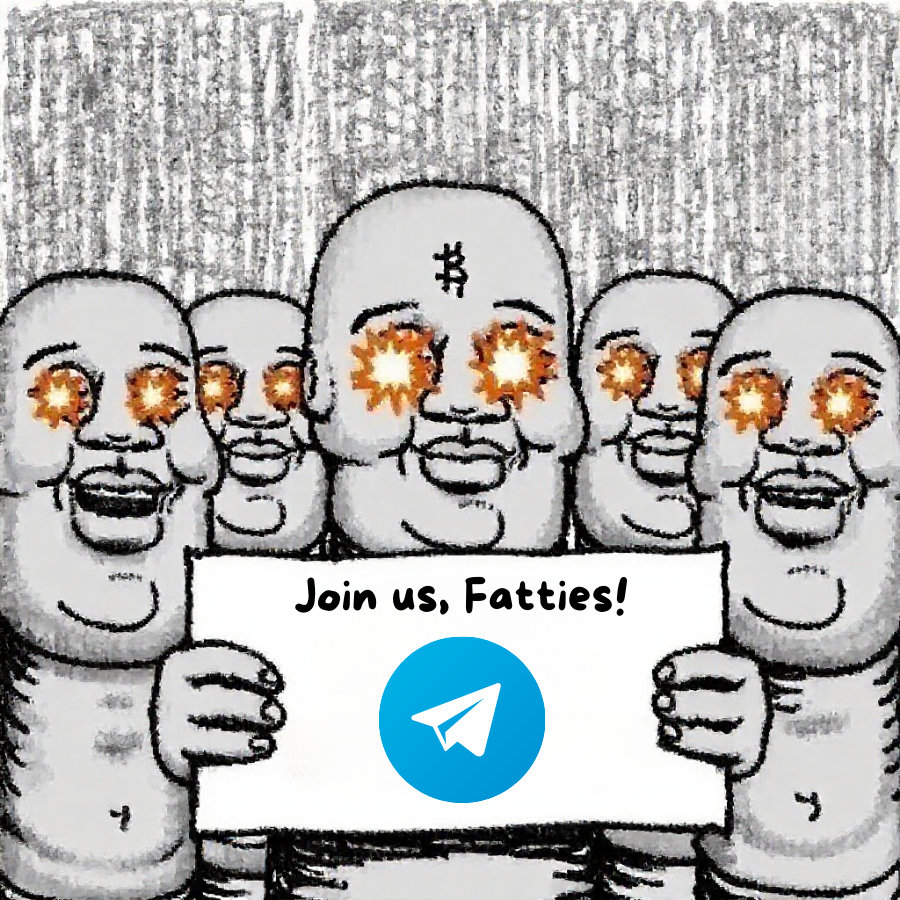 Our official Telegram Group cult is open. 

Come share borger &amp; fries. Let's get fat together.

Join here: t.me/+vdvD8-pU2D5hM…