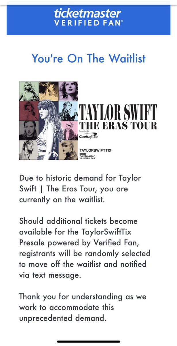 <a href="/Ticketmaster/">Ticketmaster</a> <a href="/Ticketmaster/">Ticketmaster</a> 
We all might be on the “wait list” 
but trust when I say 
you’re 100% on everybody’s “shit list” 💩😌