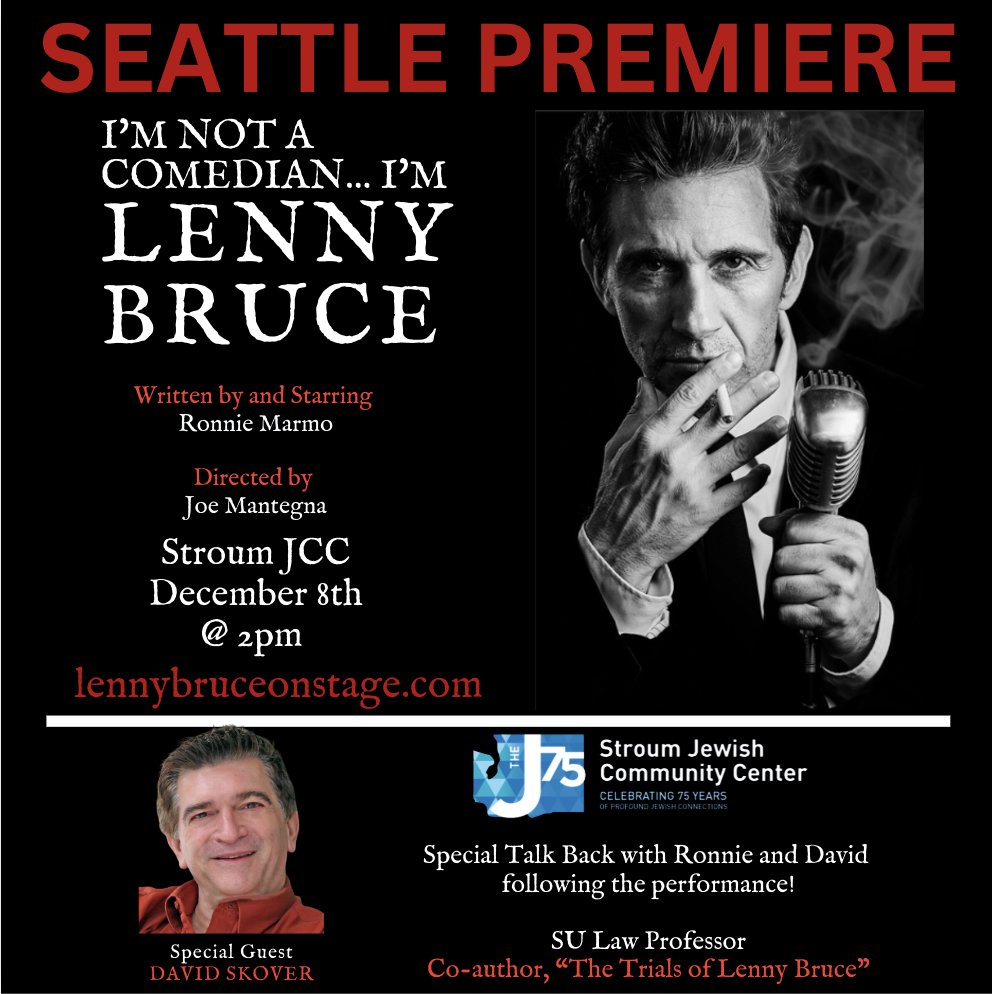 I'm Not A Comedian... I'm Lenny Bruce tweet media