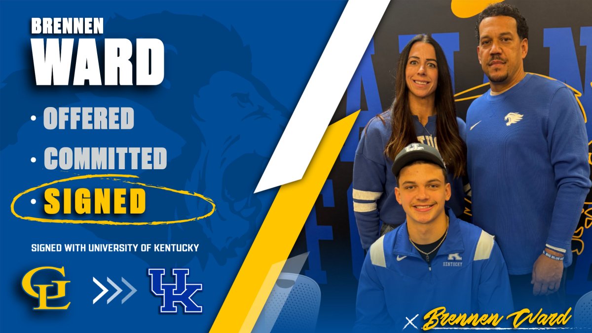 Congratulations Brennen and good luck as you further your athletic and academic career playing football at the University of Kentucky!