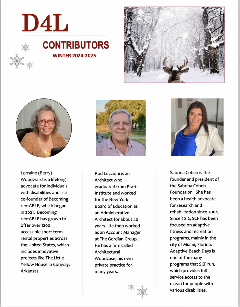 accessbrickhous's tweet photo. EARLY PREVIEW…Please find your early copy of Designs4Living Magazine coming out in two weeks 🍁 We’re thrilled to have as contributors, Lorraine Woodward, Rod V.Luccioni, and Sabrina Cohen of the Sabrinacohenfoundation. https://t.co/a3WF7QlFYx