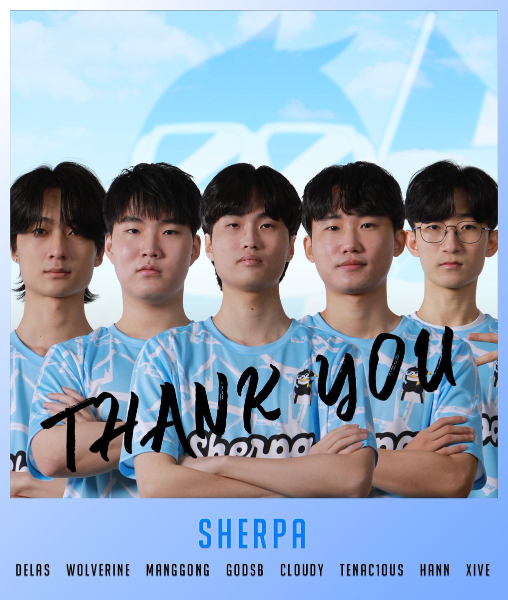 Thank you to all the fans who supported us during Stage 3. Unfortunately, our journey as <a href="/Sherpa_gg/">SHERPA</a> comes to an end today. We hope to return in the future! Thank you all for your support🐧

#SRP #SRPWIN