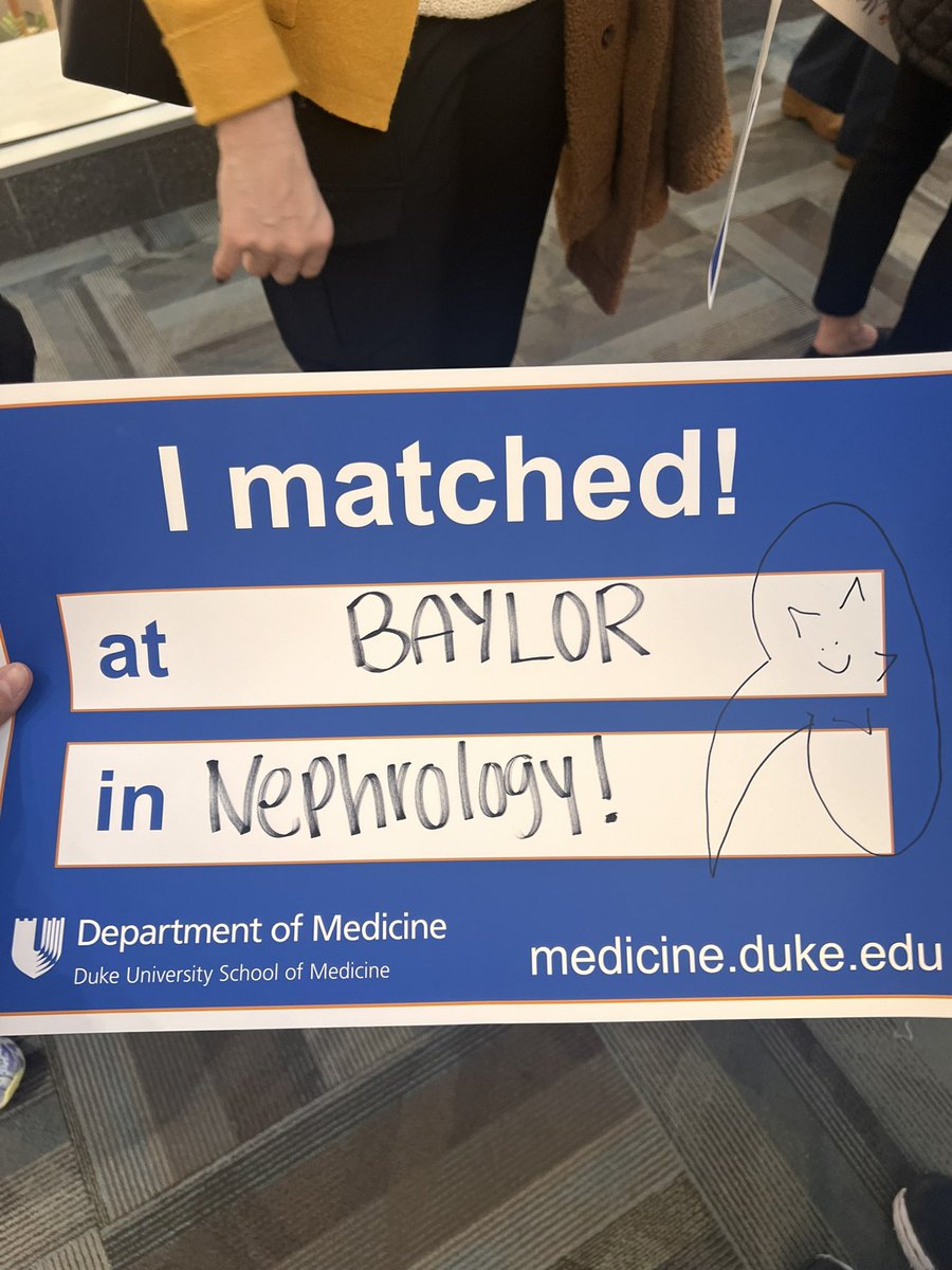 Yajaira Jimenez, MD MS (@sunjimenez18) on Twitter photo Beyond excited to be going back home and train at <a href="/NephBCM/">NephBCM</a> 🤸🏽♀️ 🫘🫘
Thank you thank you thank you <a href="/Nephro_Sparks/">Matthew Sparks, MD</a> <a href="/dortizmelo/">David</a> <a href="/AimeeZaas/">Dr. AimeeZaasDukeIMPD</a> <a href="/DukeKidney/">Duke Kidney</a> <a href="/IMResidencyDuke/">Duke IM Residency</a> and everyone who’s helped along the way! 🥳
#nephtwitter #FellowshipMatch2024 Beyond excited to be going back home and train at <a href="/NephBCM/">NephBCM</a> 🤸🏽♀️ 🫘🫘
Thank you thank you thank you <a href="/Nephro_Sparks/">Matthew Sparks, MD</a> <a href="/dortizmelo/">David</a> <a href="/AimeeZaas/">Dr. AimeeZaasDukeIMPD</a> <a href="/DukeKidney/">Duke Kidney</a> <a href="/IMResidencyDuke/">Duke IM Residency</a> and everyone who’s helped along the way! 🥳
#nephtwitter #FellowshipMatch2024
