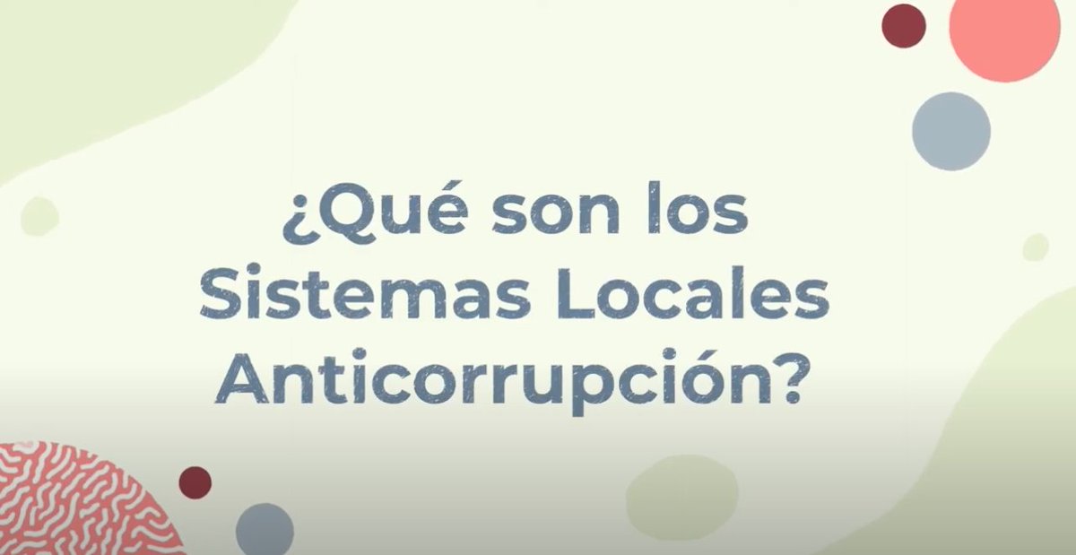 ¿Qué son los sistemas locales anticorrupción?
youtu.be/g8Nema9oCz8?si…