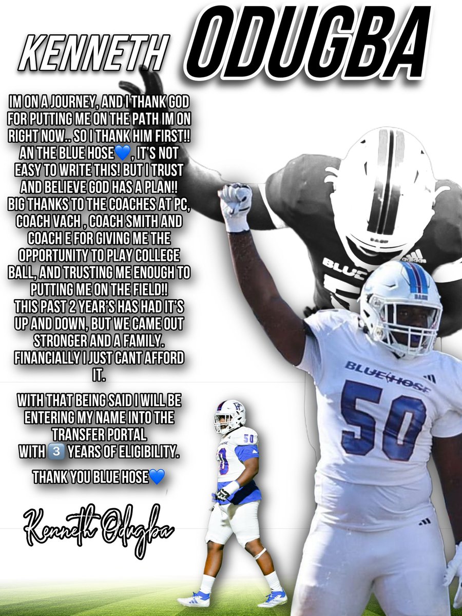 kenneth_odugba's tweet image. Edge rusher
Ath
6' 1/2,250lbs
78 wingspan
Game Film available ‼️‼️‼️
@pepman704 @omarporter1 @blitz_nc @ThePortalReport