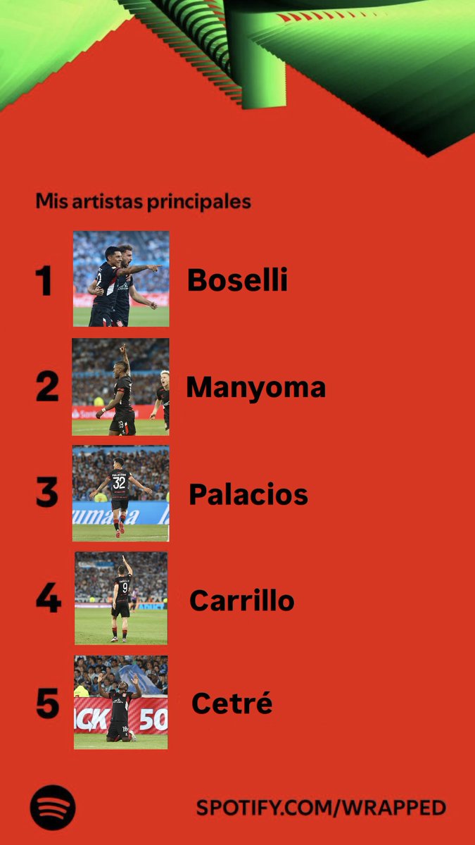 Los cinco artistas de la noche 🔝