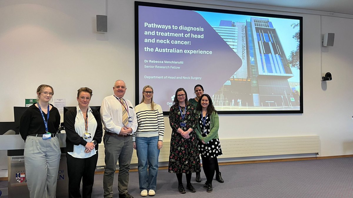 Dr <a href="/RebeccaVenchers/">Rebecca Venchiarutti</a> was invited to give a keynote presentation at the 14th International Head and Neck Quality of Life Conference in Leeds, UK- highlighting the fantastic work being done by clinicians &amp; researchers improving QoL for people undergoing jaw reconstruction at <a href="/COBLH/">Chris O’Brien Lifehouse</a>!