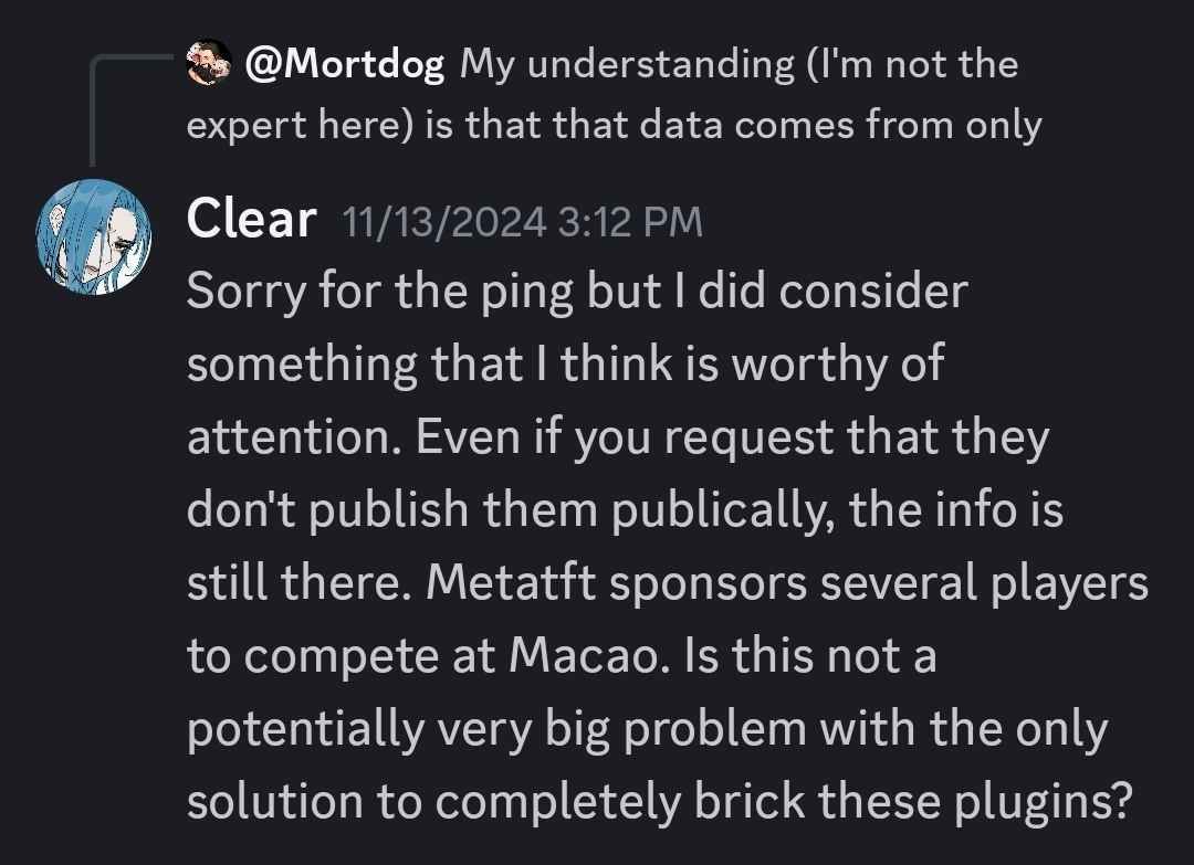Unfortunate and honestly it should have been incredibly easy to see the conflict of interest from a mile away. I think it's completely reasonable to ban Marcel from the Macao Open if he did knowingly utilize this information. Xunge was banned from regionals for far less.