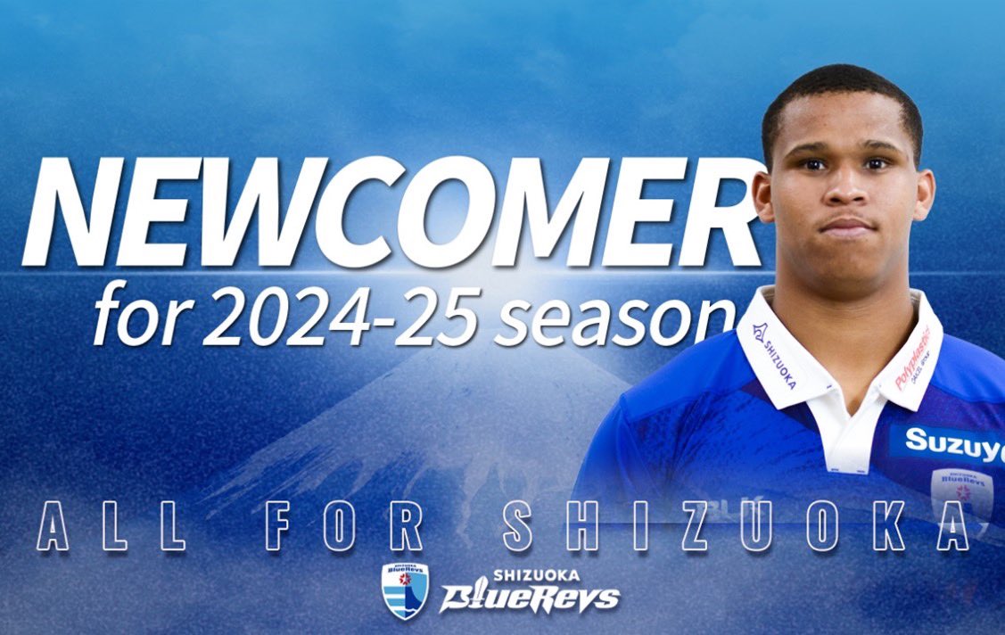 bluerevs's tweet photo. 2024-25シーズン新規加入🌟
#ダミアン・マーカス 選手
#DamianMarkus Welcome to BlueRevs 🎉💙🗻🏉
■POS：CTB/WTB
■H / W：170㎝ / 88kg
■出身地：南アフリカ共和国
■経歴
DHL Western Provice→
ようこそ #静岡ブルーレヴズ へ💙🗻🏉

入団コメントや詳細は▼
https://t.co/LxVXCcbGwx

#静岡ブルーレヴズ #ALLFORSHIZUOKA  #B1NDandTRY