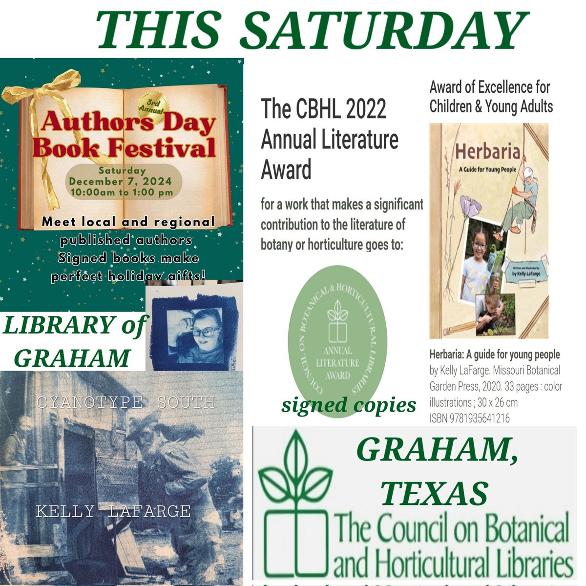 KellyLaFarge's tweet photo. If you happen to be in Graham, Texas this Saturday...! https://t.co/aaaPBhljjl