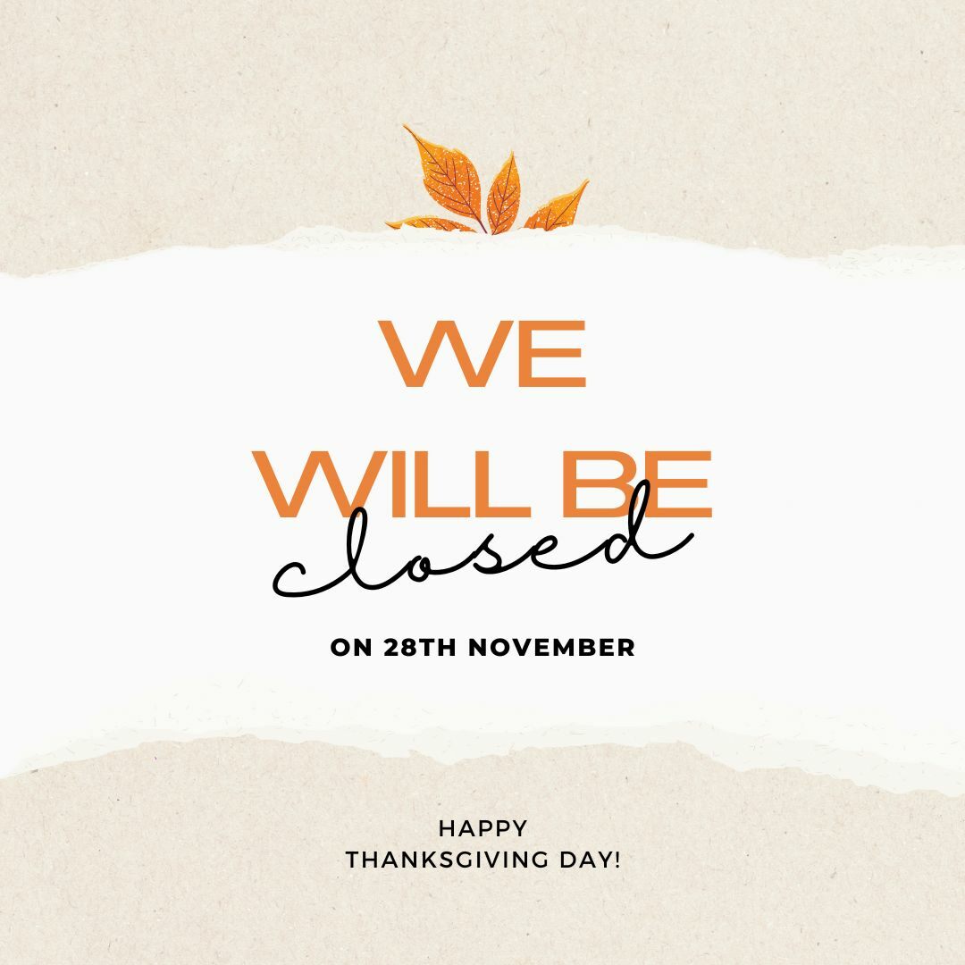 SushiStop's tweet photo. SushiStop will be closed on Thanksgiving Day! Happy celebrations from our kitchen to yours! https://t.co/TNNN8n79GT