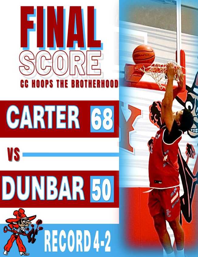 Daphne Taylor (Ms. D) (@daphtay26) on Twitter photo CC HOOPS THE BROTHERHOOD
11.27.2024
CC Hoops gets the DUB v Dunbar in the Denton Ryan Thanksgiving Showcase today 68-50!!!
<a href="/Carter__Hoops/">Carter Cowboy Basketball</a> <a href="/blewis09/">Brandon Lewis</a>
#CCHoops #TheBrotherhood CC HOOPS THE BROTHERHOOD
11.27.2024
CC Hoops gets the DUB v Dunbar in the Denton Ryan Thanksgiving Showcase today 68-50!!!
<a href="/Carter__Hoops/">Carter Cowboy Basketball</a> <a href="/blewis09/">Brandon Lewis</a>
#CCHoops #TheBrotherhood