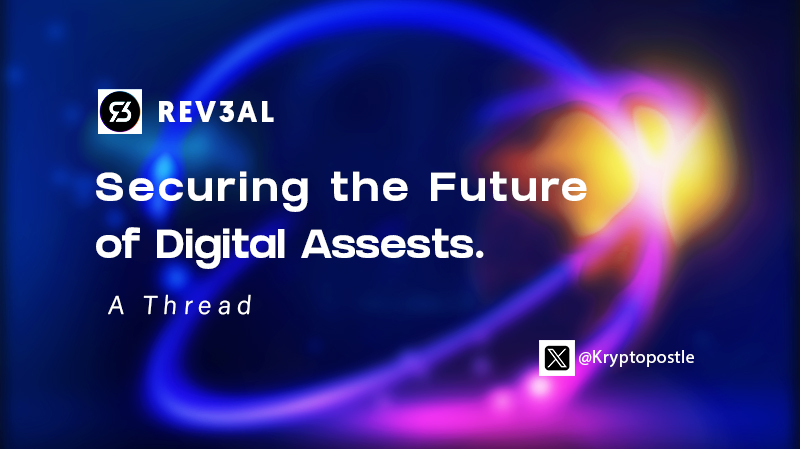 Kryptopostle's tweet image. Hey there!👋
Are you a digital artist or passionate about digital security, NFTs, and protecting creators, here&apos;s an interesting read for you!

Let&apos;s talk about @Rev3al!
#NFTs #Rev3alEcosystem