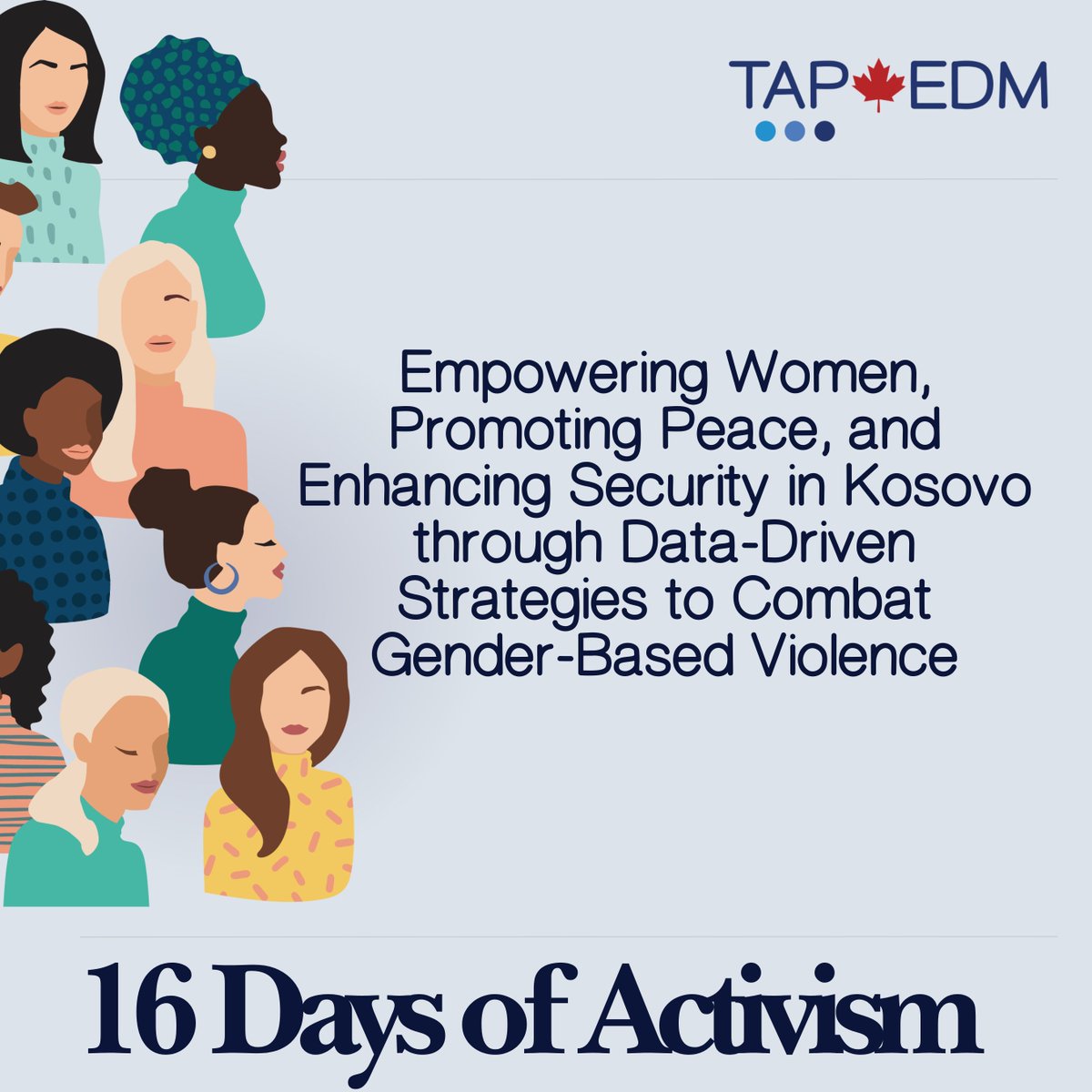 Alinea International (@alinea_ideas) on Twitter photo #16Days of Activism focuses on fighting Gender Based Violence. The TAP-EDM initiative in Kosovo, funded by <a href="/DevCanada/">Développement Canada</a>, empowers women and promotes peace through data-driven solutions. Learn more: #16Days of Activism focuses on fighting Gender Based Violence. The TAP-EDM initiative in Kosovo, funded by <a href="/DevCanada/">Développement Canada</a>, empowers women and promotes peace through data-driven solutions. Learn more: