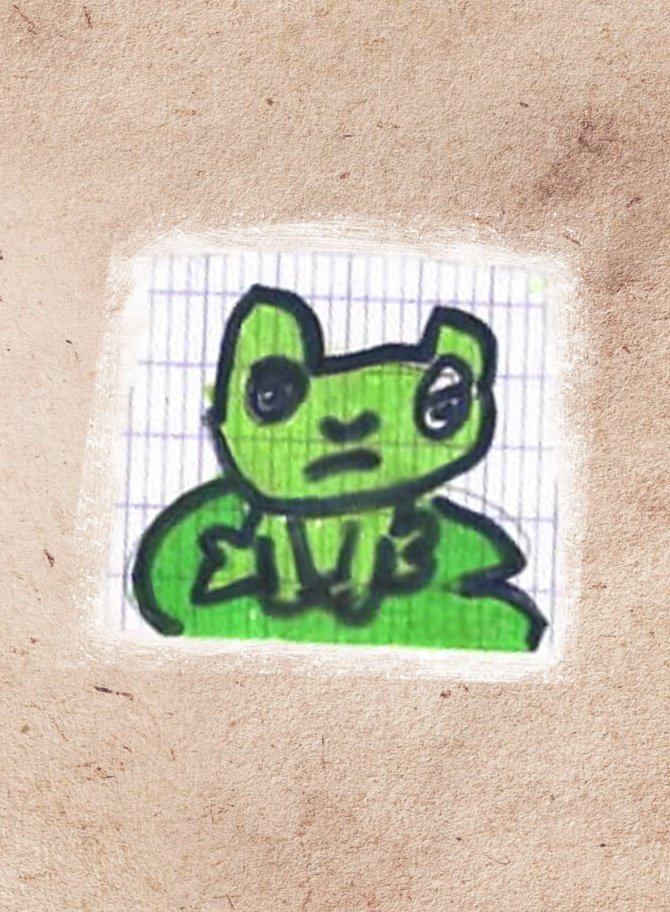 Frog #1 
by my nephew Akira Mori
we are working on a frog collection, curated by me
🐸