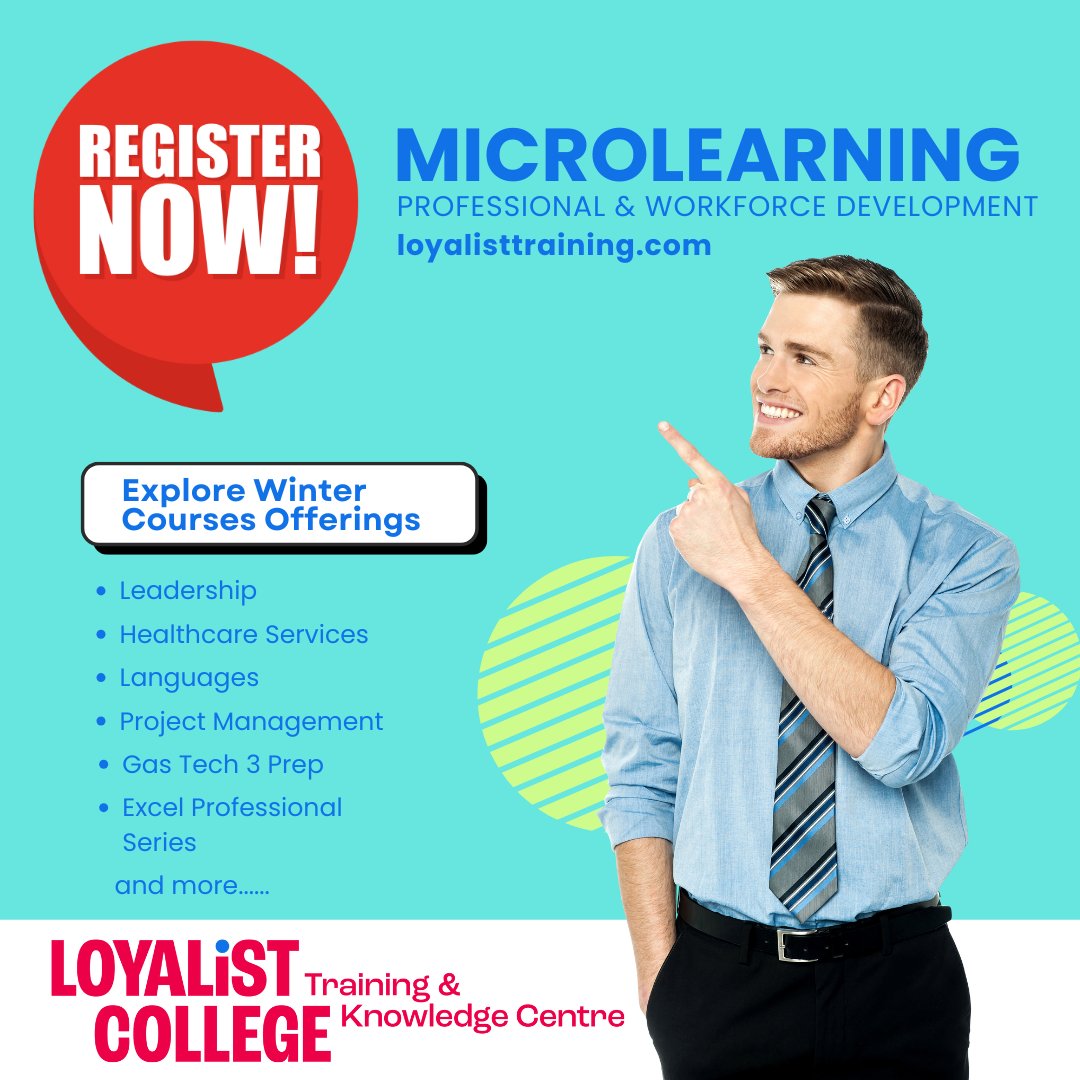 Winter Registration is Here – Start Your Journey to Professional Growth Today!  Explore new courses by visiting us at loyalisttraining.com
#WinterLearning #SkillUpThisWinter #AdvanceWithUs