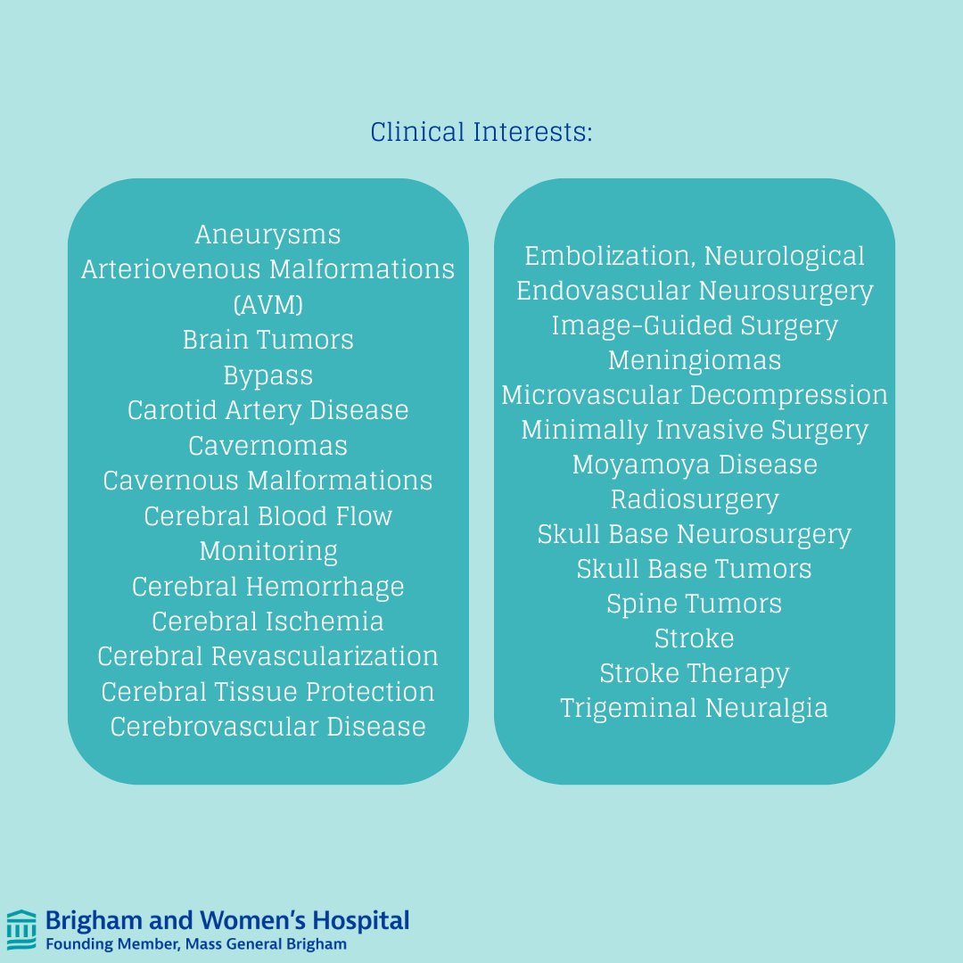BWHNeurosurgery's tweet image. Faculty Friday! Meet Dr. Mohammad A. Aziz-Sultan, Chief of Vascular/Endovascular Neurosurgery at BWH Department of Neurosurgery! #BWH #MGBNeurosurgery #FacultyFriday 🧠 @MGBneurosurgery