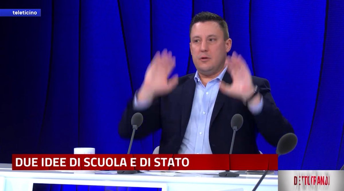 🔴 DUE IDEE DI SCUOLA E DI STATO.

Oggi a Teleticino ho dibattuto con Marina Carobbio sui temi della scuola, immigrazione e l’iniziativa “Stop all’aumento dei dipendenti pubblici”.

👉🏻 teleticino.ch/detto-tra-noi/…

#pieromarchesi #udc #svp #immigrazione #scuola