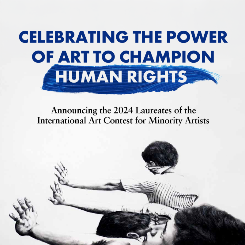 UNHumanRights's tweet photo. 📢 Announcing the 2024 Laureates of the International Art Contest for #MinorityArtists! This year’s theme, Memory in the Present, highlights the resilience of marginalized communities through powerful art. 🖼️✨

Join us in celebrating creativity that champions #humanrights.