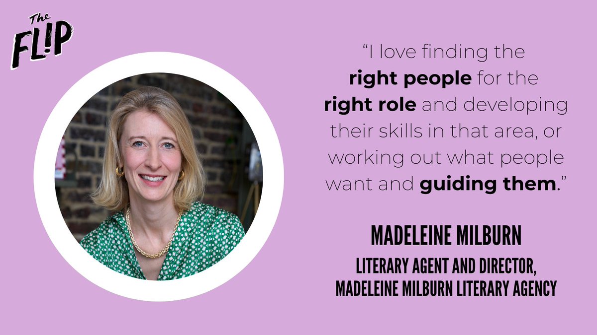 November's interview is LIVE! 

Grab your mid-afternoon drink of choice and read all about <a href="/agentmilburn/">Madeleine Milburn</a>'s journey to setting up her own agency, how she battles stress and burnout, and how she  cultivates talent in a supportive and inclusive environment: the-flip.co.uk/interviews/mad…