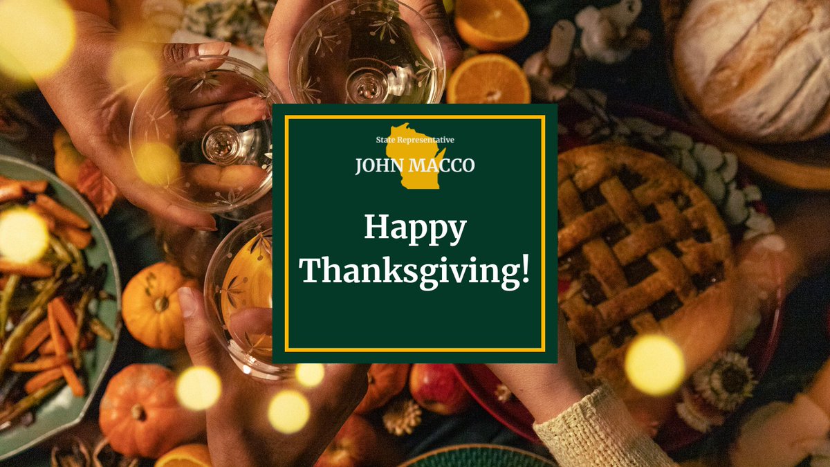 From my family to yours, have a safe and happy Thanksgiving!