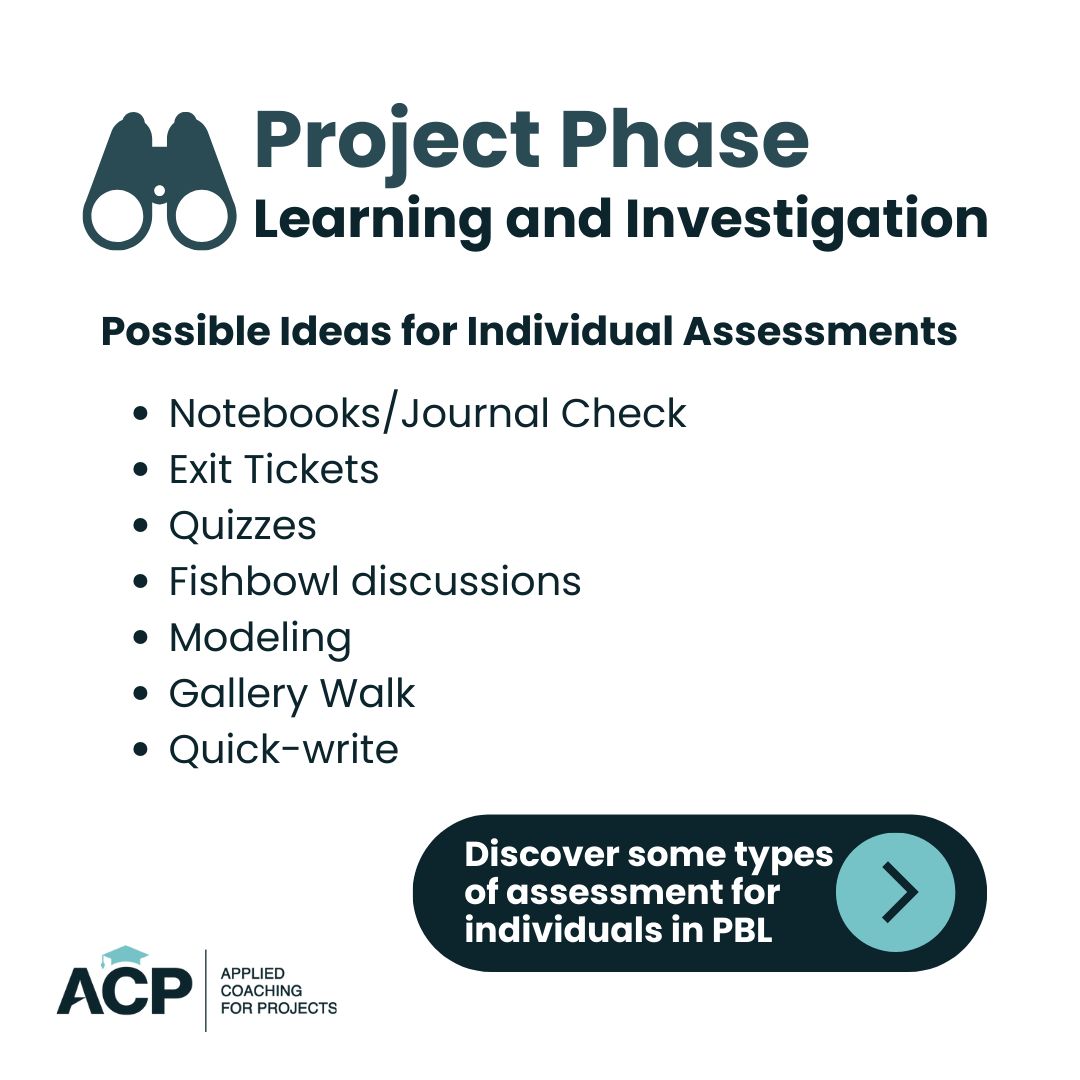AppliedCoaching's tweet image. Assessment should be like breathing—constant, ongoing, and integral to your classroom and project work. (1/2)

#PBL #AssessmentMatters #TeachingAndLearning #StudentEngagement