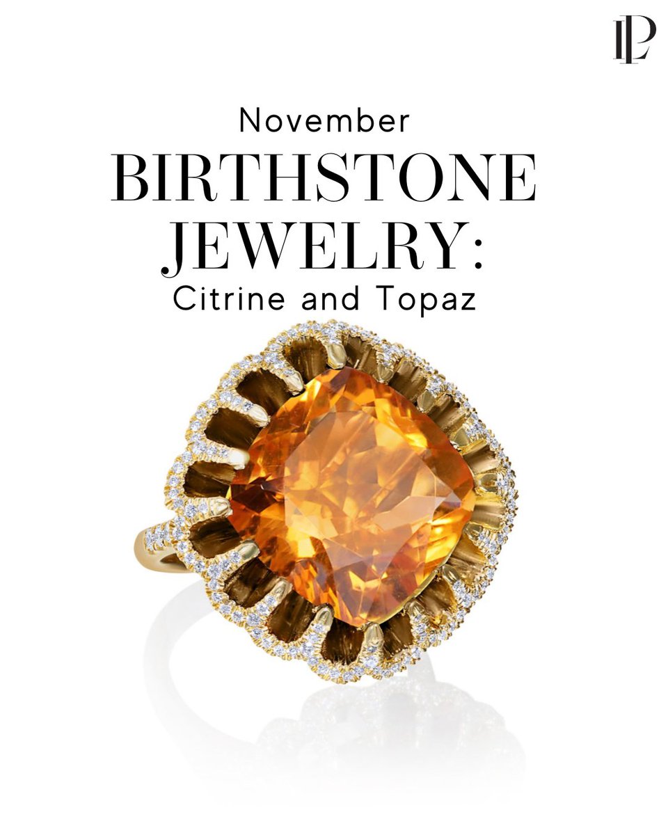 LaPatiala's tweet image. Golden-hued citrine and topaz make stunning November birthstone jewelry. We love their warm tones, especially when accented with yellow gold. 

🔗 lapatiala.com/november-birth…

📸 Photo credit: Mindi Mond

#novemberbirthstone #birthstonejewelry #citrine #topaz