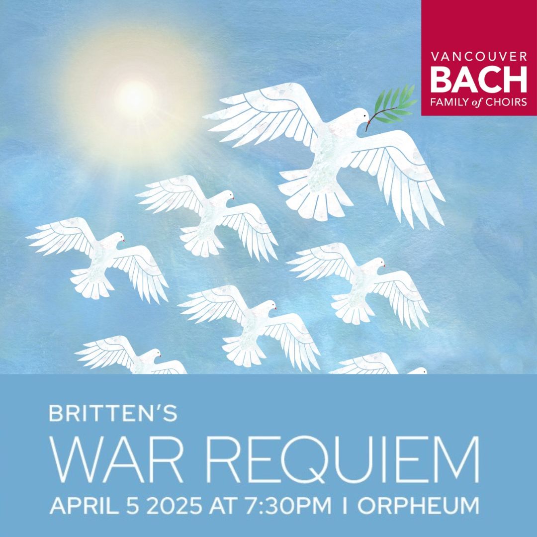 VanBachChoirs's tweet photo. Save 50% on our main stage concerts: Messiah, CWBC, and Britten's War Requiem.
Use code BLACKFRIDAY50 until Saturday Dec 30 at 11:30pm
🎫 https://t.co/r0ai7JLL3r

#ConcertTickets #ChoirTickets #VancouverChoir #VancouverBachChoir #Messiah #Christmaswiththebachchoir https://t.co/VS0wC7ckrz