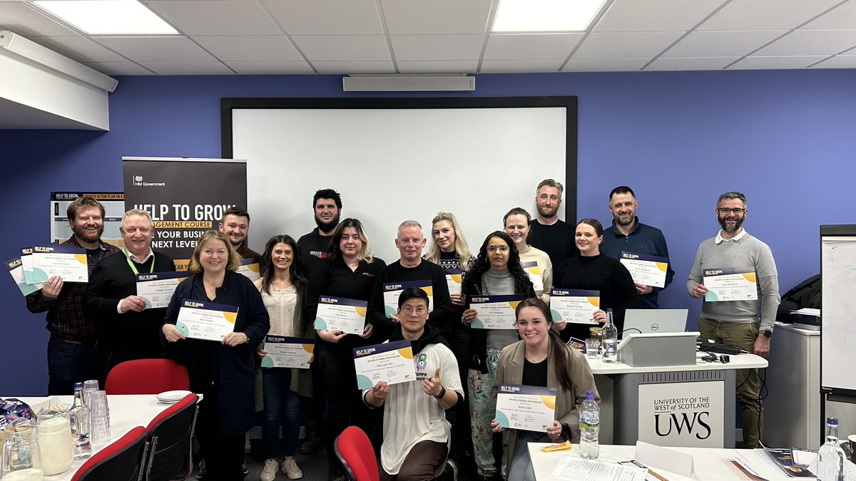 Help to Grow: Management at UWS tweet media