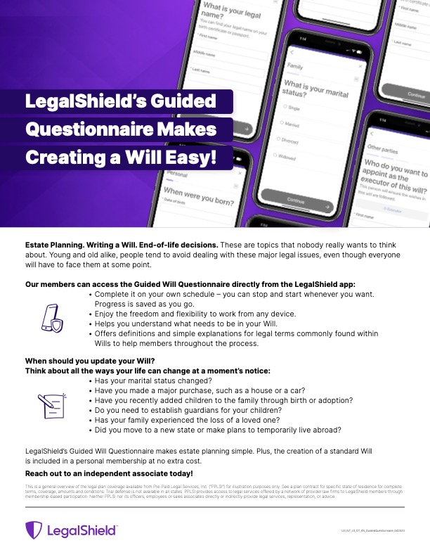 LB_IndAssociate's tweet image. Why Is Estate Planning Important?

To make sure that your wishes are carried out when you pass, or are unable to make decisions for yourself.

Have You Considered These Questions:

•Do you have a Will? Do you need one?
•Do you have a Trust? Do you need one?
•Do you have a…