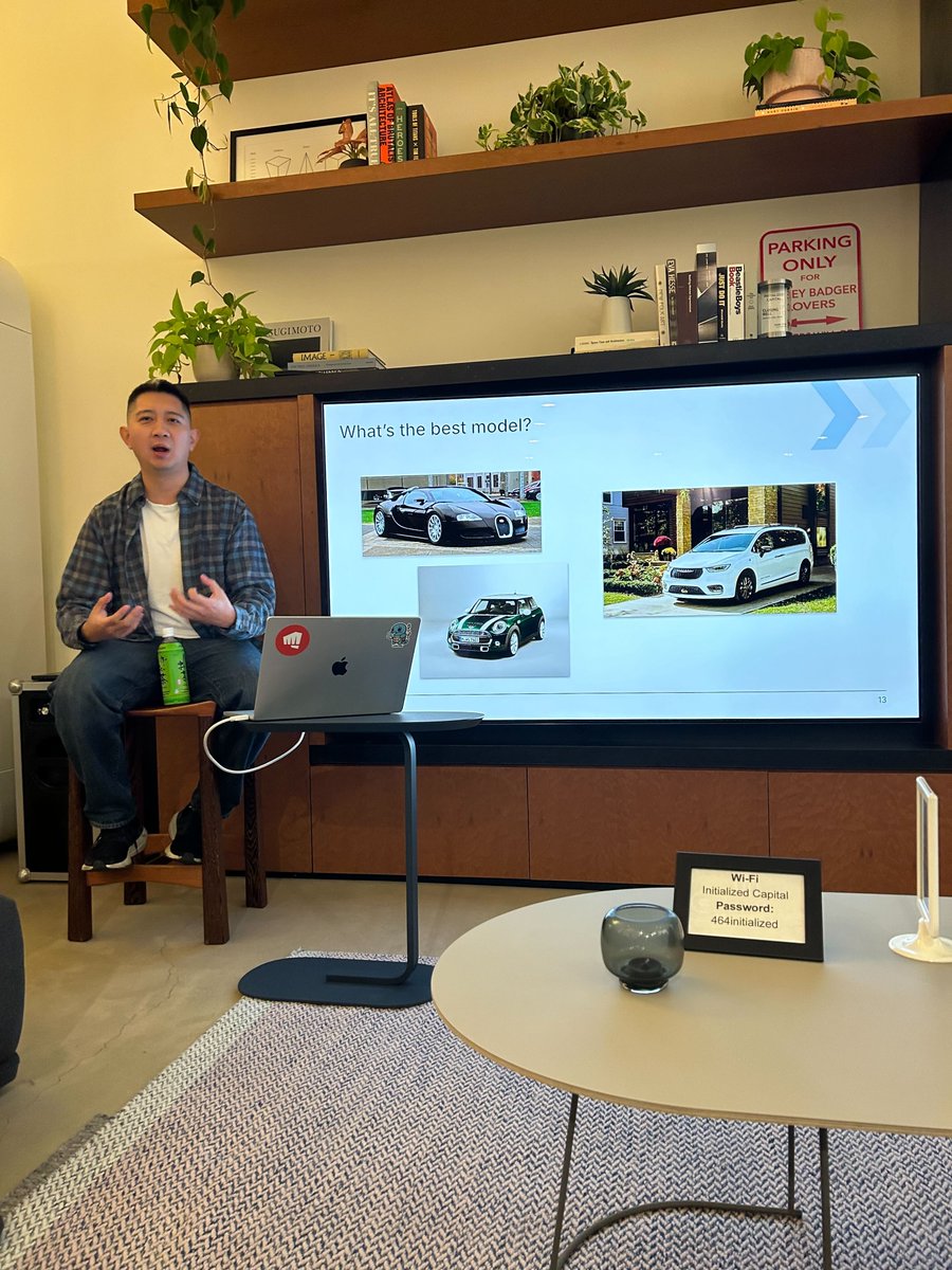 Initialized's tweet photo. Last night, we hosted an engaging dinner discussion in our SF office with early stage founders focused on AI and automation. 

Thank you to @GautamBose18 from @automat_ai and @_silverhare from @datasaurai for sharing how they’re building solutions that drive real customer value.  

We look forward to continuing these conversations in our dinner series.