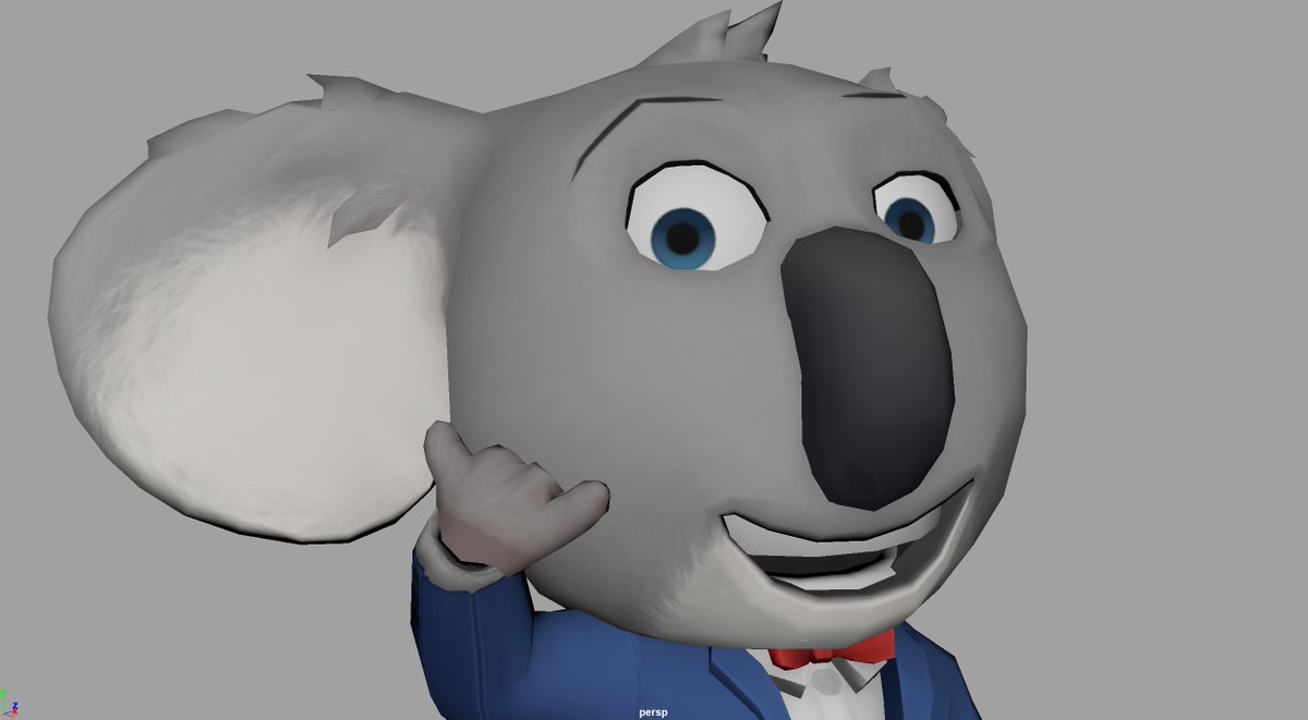 Randomly scrolling through old images and I found some preview poses i did for Buster Moon from a custom Rig I made for #Roblox #RobloxDev 

While all baked to the skeleton, the final rig had simulated ears, jacket and tie