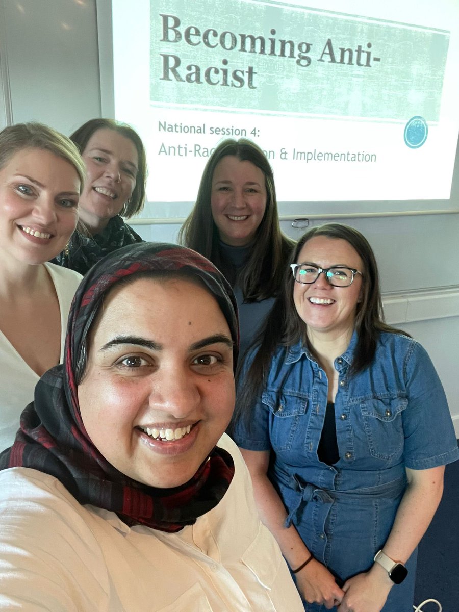 beccygibsonk's tweet photo. Had such a brilliant time delivering our last anti-racism national session. Excited now to support 10 local authority EPS’ in the next stage of their anti-racism implementation journeys! https://t.co/IDnIDUsaf8