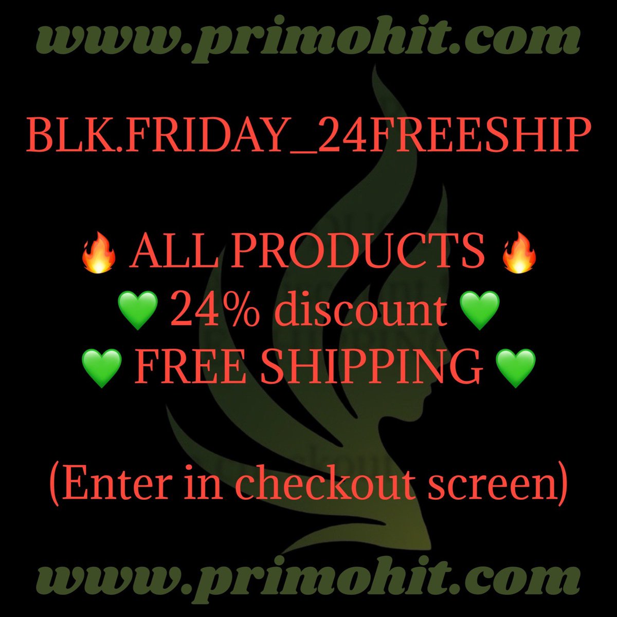 primobeverages's tweet photo. ALL PRODUCTS 🔥
💚 24% discount 
💚 FREE SHIPPING 
Code➡️BLK.FRIDAY_24FREESHIP
(enter during checkout)
https://t.co/Fywsf0W5Vu https://t.co/T9J96eAoIG