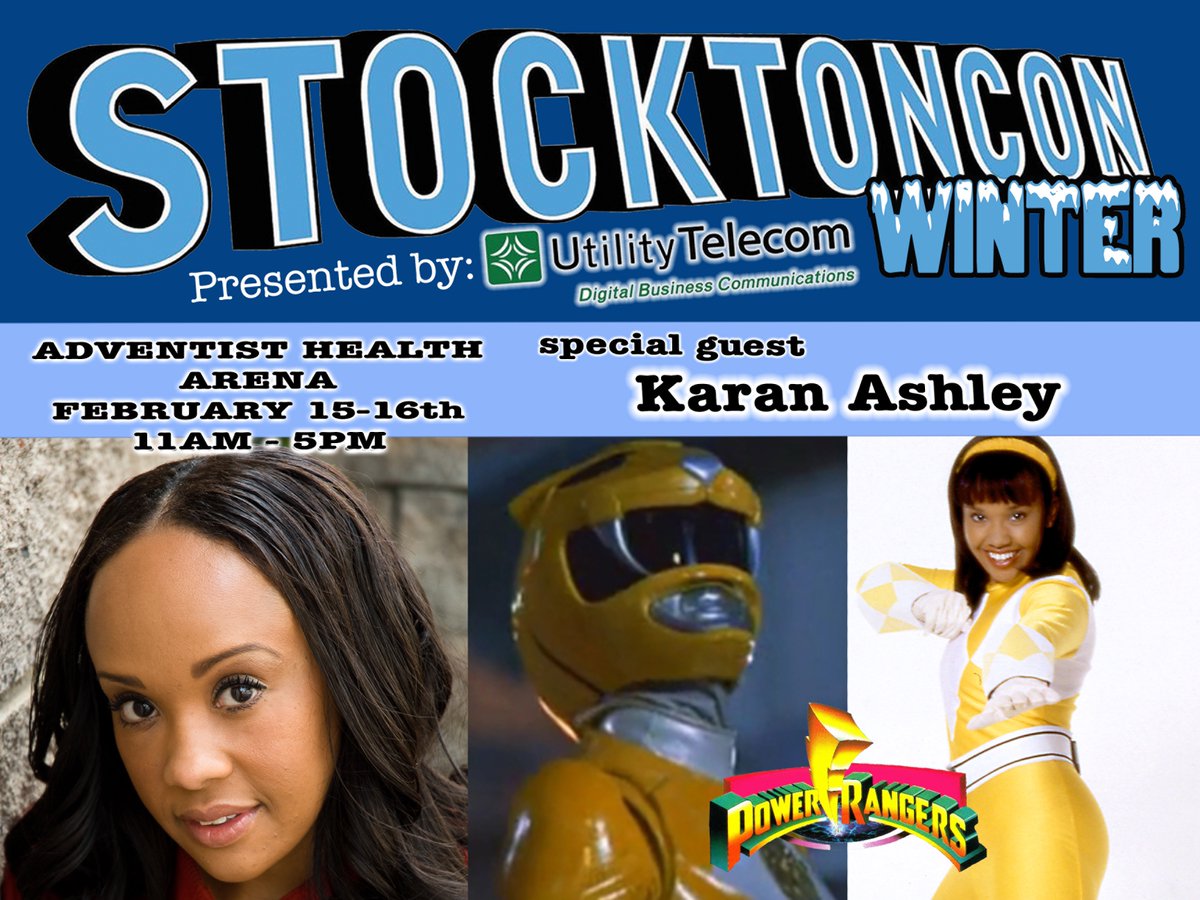 Please welcome our next Special Guest for StocktonCon Winter, presented by Utility Telecom on February 15-16 at Adventist Health Arena, Karan Ashley @karanashley !!