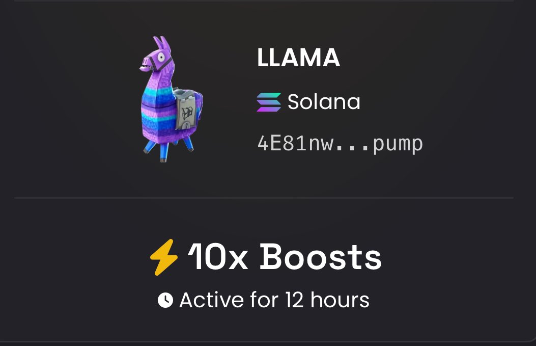 dogwifhoody's tweet image. For the culture $LLAMA

#Fortnite $SCAR
$KACY $GOAT $PNUT #ChillGuy $Fred