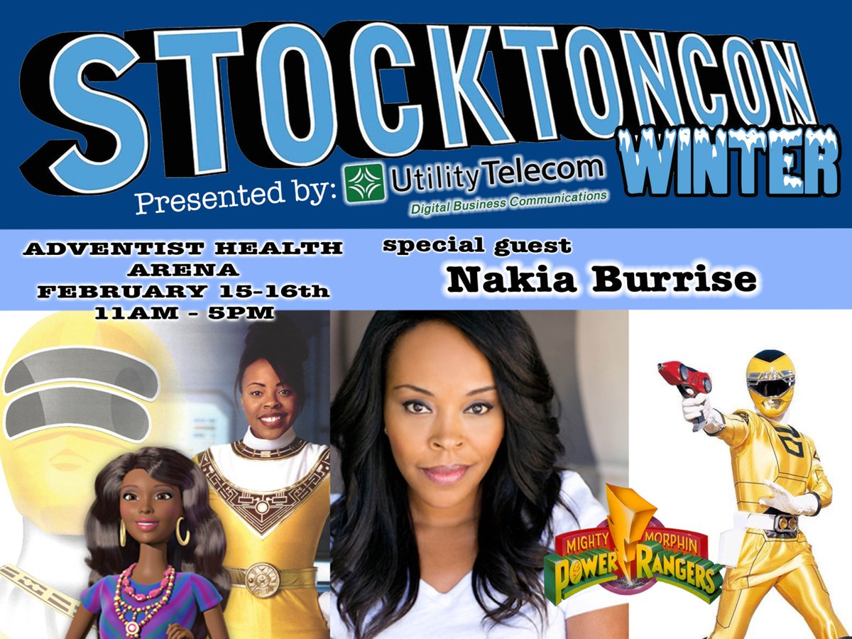 Lodi Comic Con Spring - Saturday, May 10th!! (@stocktoncon) on Twitter photo Please welcome our first Special Guest for StocktonCon Winter, presented by Utility Telecom on February 15-16 at Adventist Health Arena, Stockton's own Nakia Burrise
<a href="/nakiaburrise/">nakia burrise</a>!! Please welcome our first Special Guest for StocktonCon Winter, presented by Utility Telecom on February 15-16 at Adventist Health Arena, Stockton's own Nakia Burrise
<a href="/nakiaburrise/">nakia burrise</a>!!