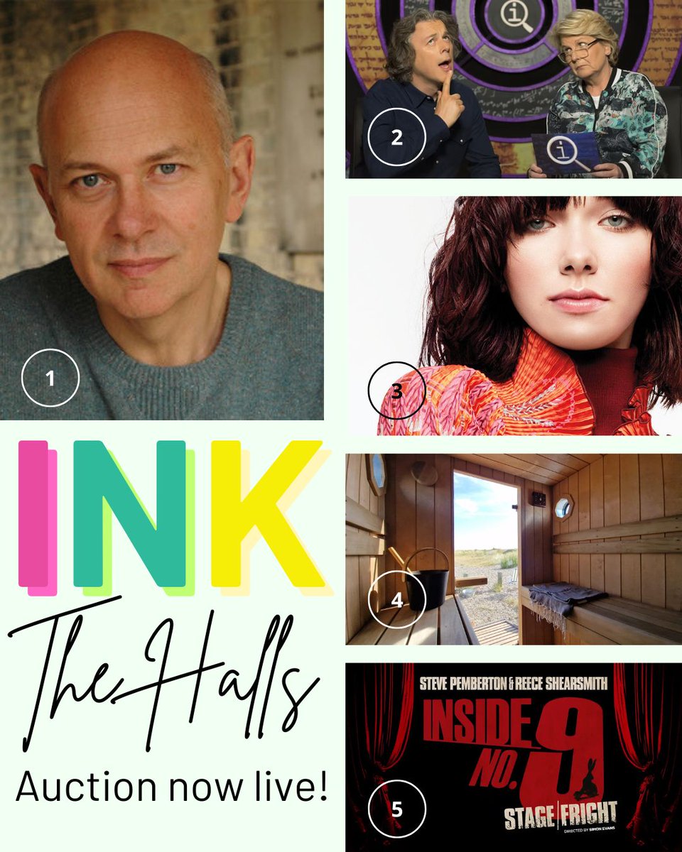 Amazing Lots, and This Is Just the Start...  
1 - Acting Unleashed! Three Transformative Hours of Audition coaching with Vincent Franklin
2 - 4 tickets to an evening recording of the BBC2 panel show "QI", hosted by Sandi Toksvig