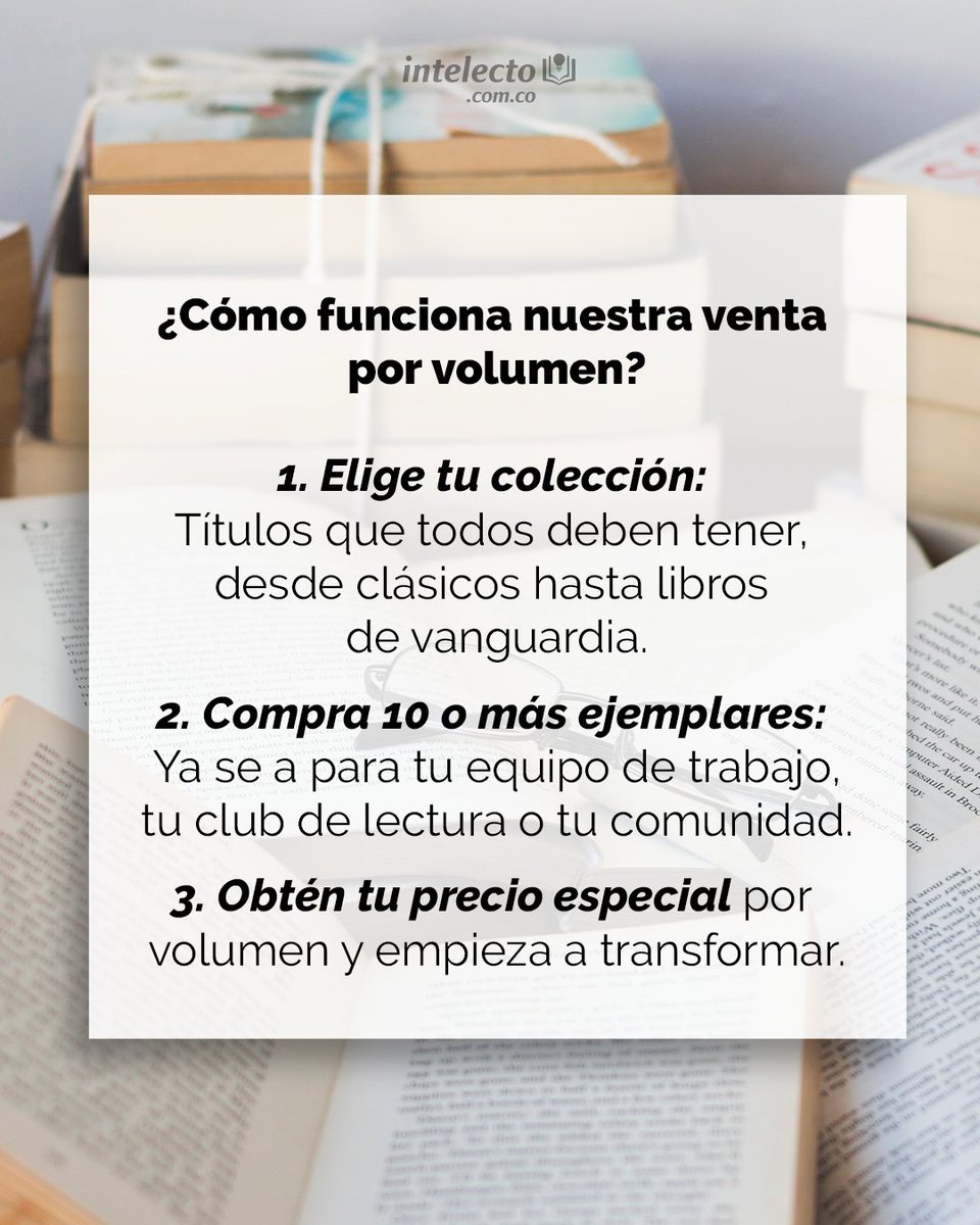 Intelecto_Col's tweet image. 📚Cada uno ofrece herramientas valiosas para mejorar en diferentes aspectos de tu vida. ¿Listo para el desafío?

Visita intelecto.com.co🚀 o escribe al WhatsApp +57 3219928988
| +57 3116028450

#LecturaRecomendada #DesarrolloDeHabilidades #CrecimientoPersonal