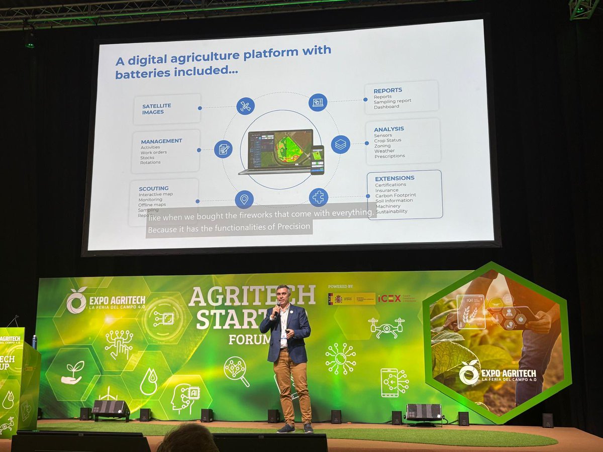 Excelente segunda jornada en <a href="/ExpoAgritech/">Expo AgriTech</a> ! 🎉

Hoy tuvimos el honor de participar en el Pitch AgTech Innovation Award, presentando cómo nuestra tecnología está transformando la agricultura digital. 🌱🚀