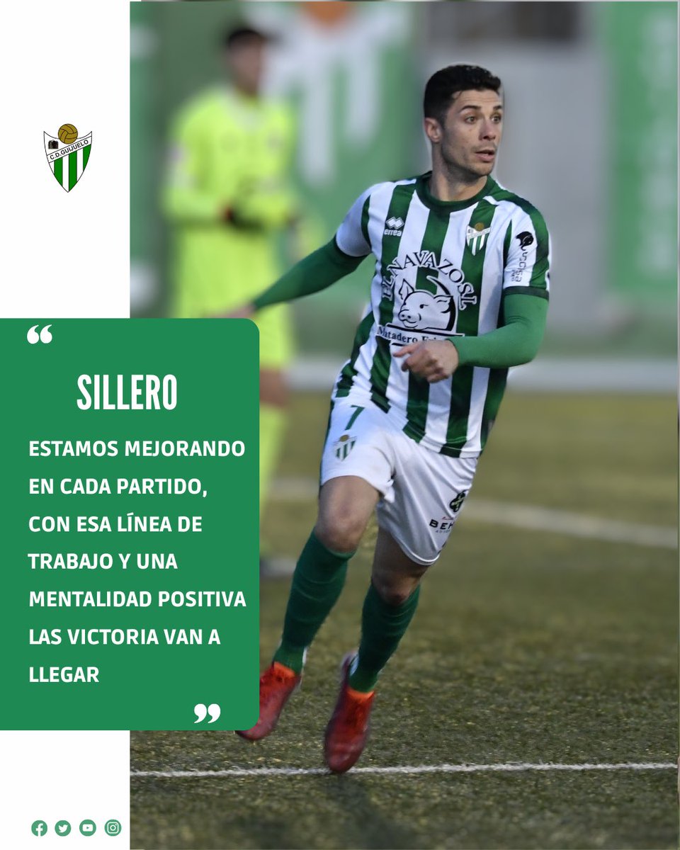 🗣 SILLERO

“Estamos mejorando en cada partido, con esa línea de trabajo y una mentalidad positiva las victoria van a llegar”

#50AñosDeHistoria | #TodoalVerde 💚
