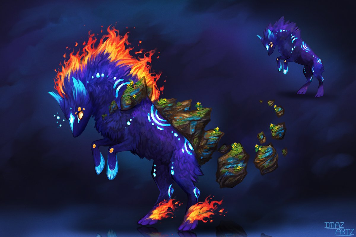 ImazArtz's tweet photo. And the last one from my Esk staff sale!
This one was inspired by the mines and it's lanterns! 

#esk #twwm #adopt #digitalart https://t.co/GYluUOXBEA