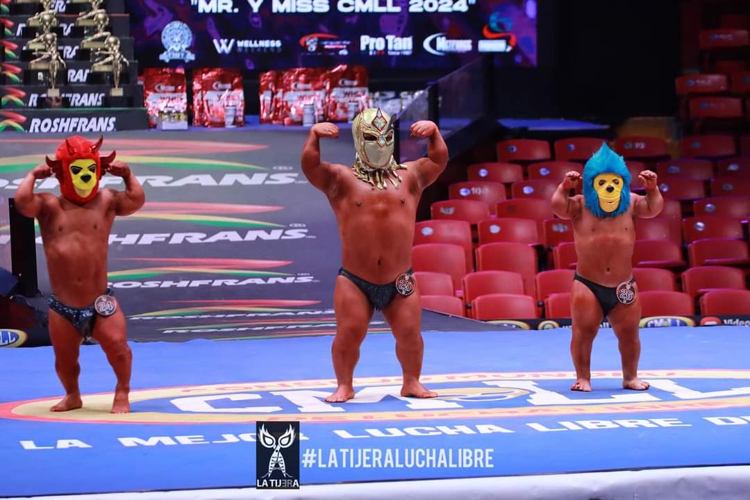 LaTijeraLucha's tweet photo. Se lleva a cabo el concurso anual de físicoculturismo #Mr&amp;MissCMLL en su edición 2024 en la Arena México.
Mención especial para las #MicroEstrellas quienes también mostraron parte de su trabajo en el gimnasio...
#latijeraluchalibre https://t.co/caa3mJHDL6