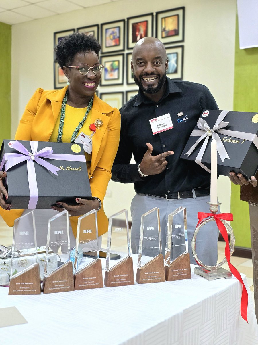 Solomon Tumwesigye (@soloestee) on Twitter photo Honoured to be recognized as one of the Most Resourceful Members of <a href="/BniSunriseUg/">BNI Sunrise Kampala</a>! ๐
I'm grateful for the support and collaboration from my amazing fellow members.
Here's to more shared successes! ๐ #BNI #Grateful #BNISunrise #Networking Honoured to be recognized as one of the Most Resourceful Members of <a href="/BniSunriseUg/">BNI Sunrise Kampala</a>! ๐
I'm grateful for the support and collaboration from my amazing fellow members.
Here's to more shared successes! ๐ #BNI #Grateful #BNISunrise #Networking