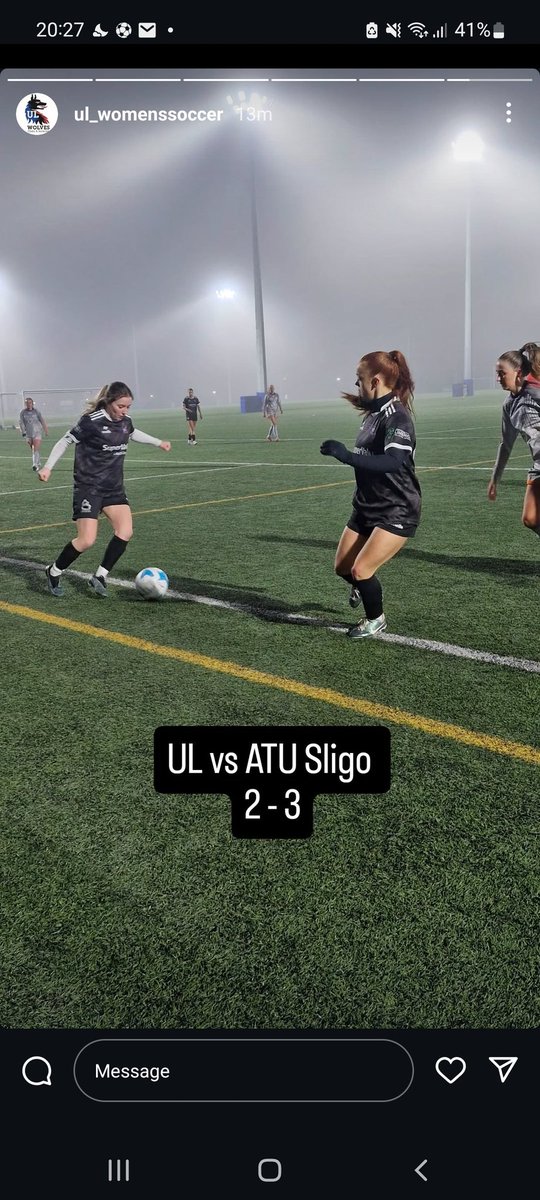 FT. Unbelievable result for our girls who go into the Premier Division League Final next week after a 3-2 win away to <a href="/ulwomens_soccer/">ULWomen's_soccer</a> 

<a href="/emmadoherty2004/">Emma Doherty</a> ⚽️⚽️
Rebecca Doddy ⚽️ with the goals. 

One more push for Jason McCartney's side 🙏
<a href="/oceanfmsport/">Ocean FM Sport</a> <a href="/DslSligo/">Sligo Leitrim Soccer</a>
<a href="/SligoRvsWomen/">Sligo Rovers Women</a>
