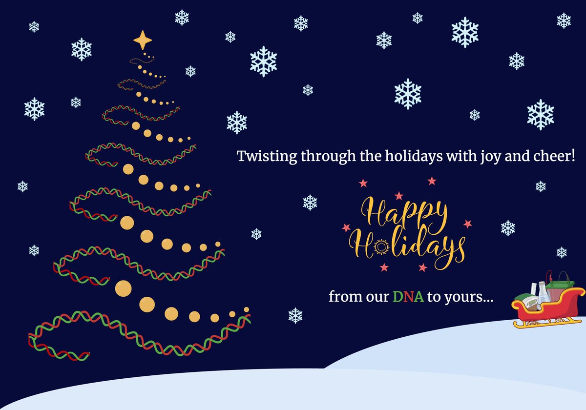 Fun little holiday e-card contest with 
<a href="/BioRender/">BioRender</a> 
Happy to share my e-card themed ‘The DNA Winter Wonderland’
#ScienceGreetings #HappyHolidays