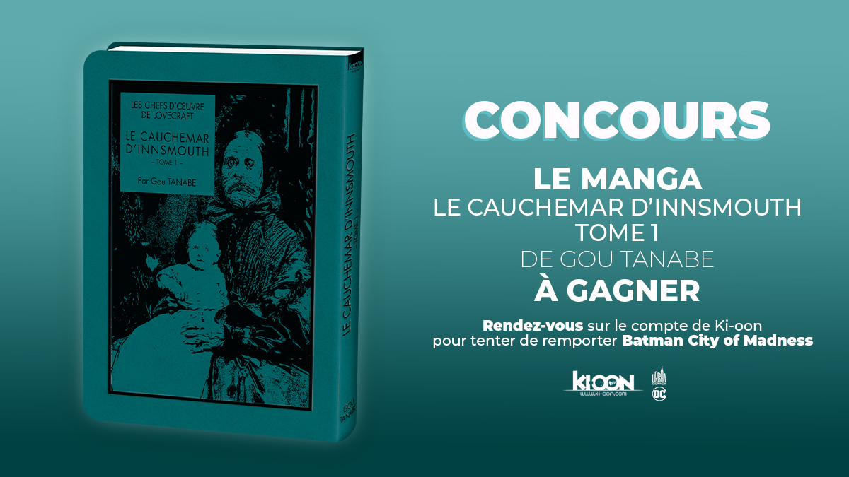 [CONCOURS] Fan d'univers fantastique ? Tentez de remporter Le Cauchemar d'Innsmouth <a href="/ki_oon_Editions/">Ki-oon éditions</a>  !
📍 RT + Follow <a href="/UrbanComics/">UrbanComics</a> et @Ki_oon_editions
📍 Répond à la question : Qui est à l'origine du mythe de la créature Cthulhu ?
TAS le 05/12
