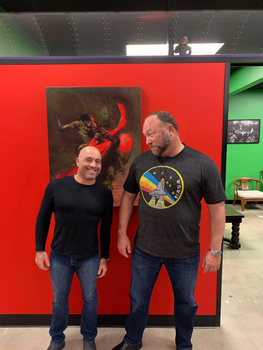 KvotheTheArcane's tweet photo. Joe Rogan talks a lot of shit for somebody that’s only 5’2” https://t.co/mx35NQphsd