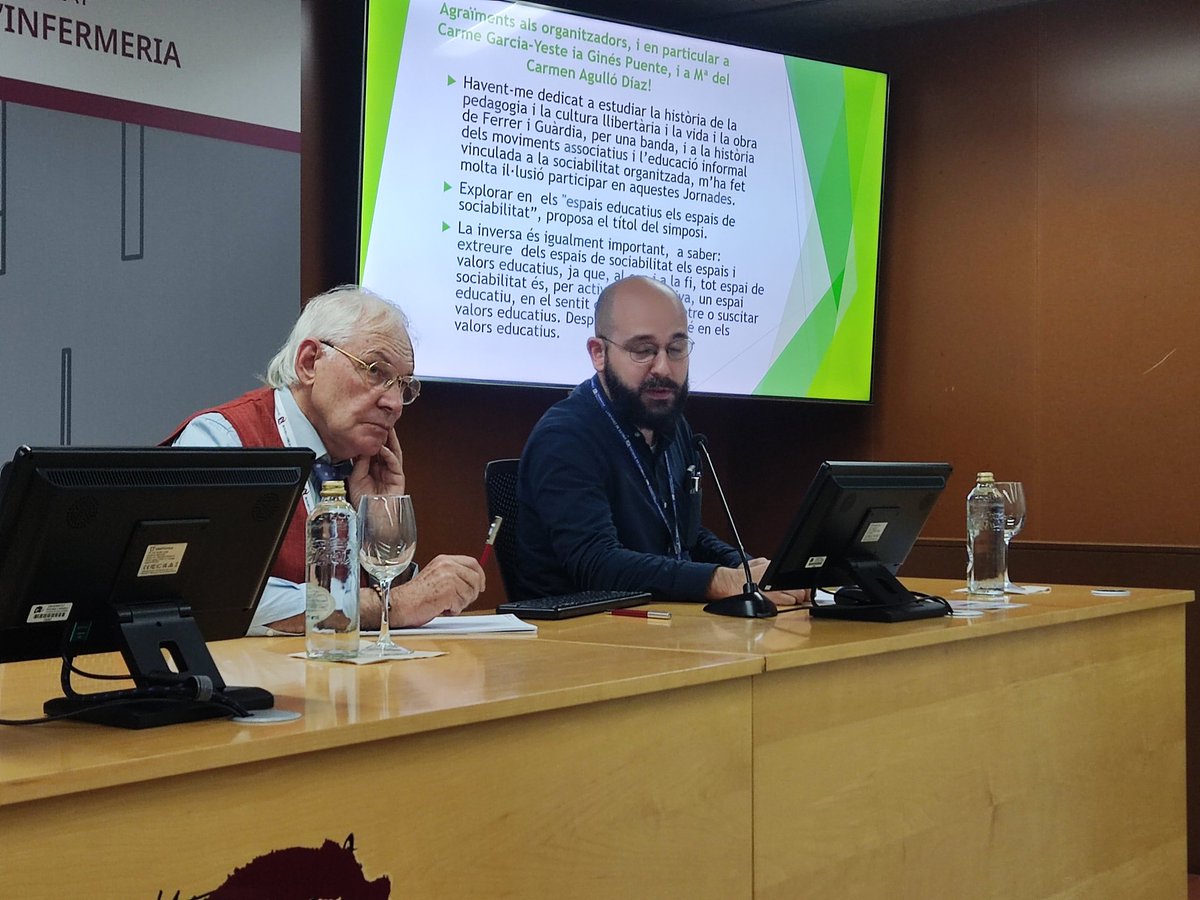 Comencem les XXVI jornades d'història de l'educació <a href="/SHEducacio/">Societat d'Història de l'Educació</a> <a href="/iec/">IEC</a> a la <a href="/universitatURV/">Universitat Rovira i Virgili</a> "Espais educatius als espais de sociabilitat" #memòriahistòrica